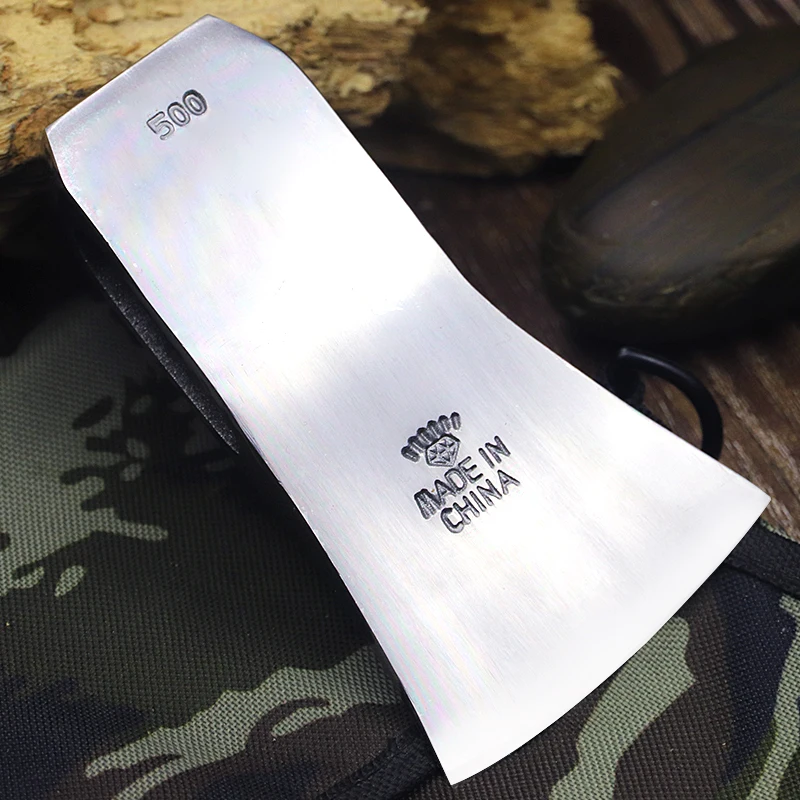

Track Steel Outdoor Axe Equipment Outdoor axe knife Fire saving axe Wilderness Camping firewood splitting logging axe