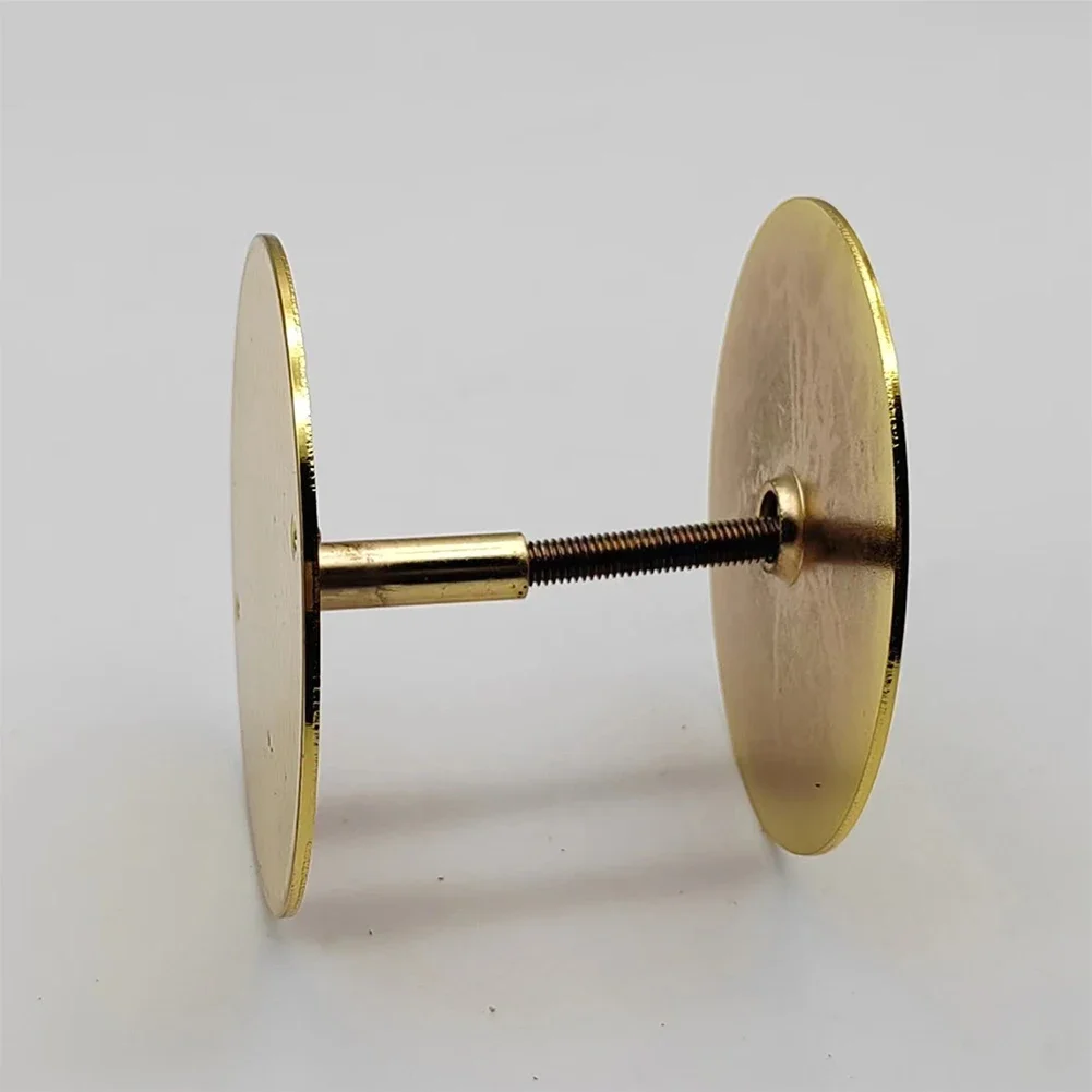 Brushed Steel Cover Deadbolt Door Hole Cover 2-5/8 Inch Diameter Brushed Finish Easy Installation Fits 1-3/4 Inch Door