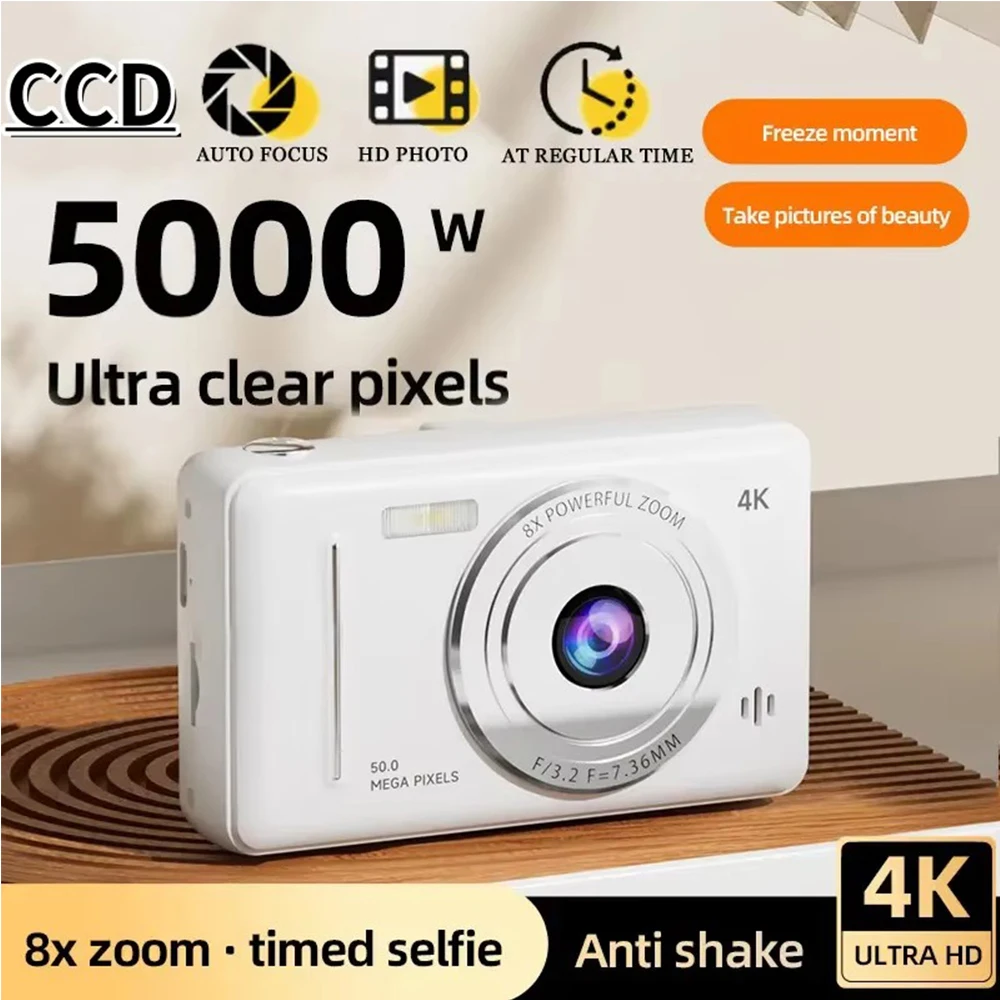 64GB D6 Digital Camera 4K HD Camera Recorder Music Player