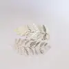 Women Alloy Jewelry Bracelet Charm Bangle Retro 10cm Diameter Metal Leaf Open Arm Cuff Armlet Fine Greek Roman Open Ended Spiral 6
