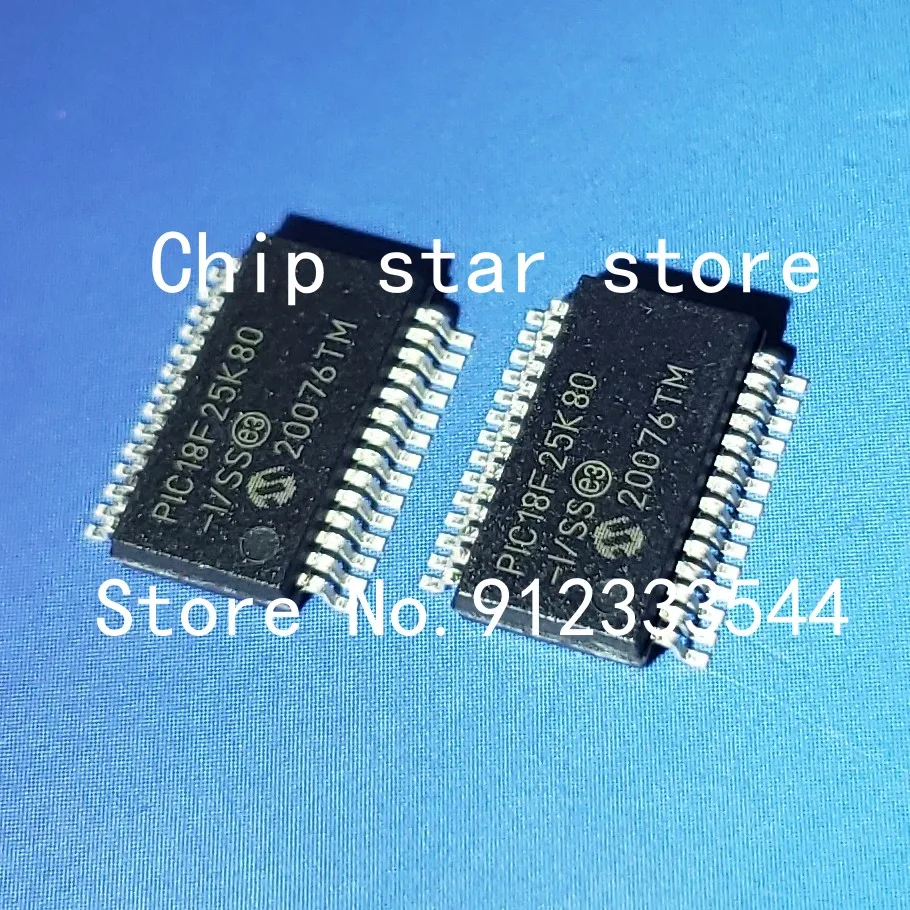 1 100pcs PIC18F25K80 I/SS PIC18F25K80 SSOP28 8Bit Microcontrollers MCU ...