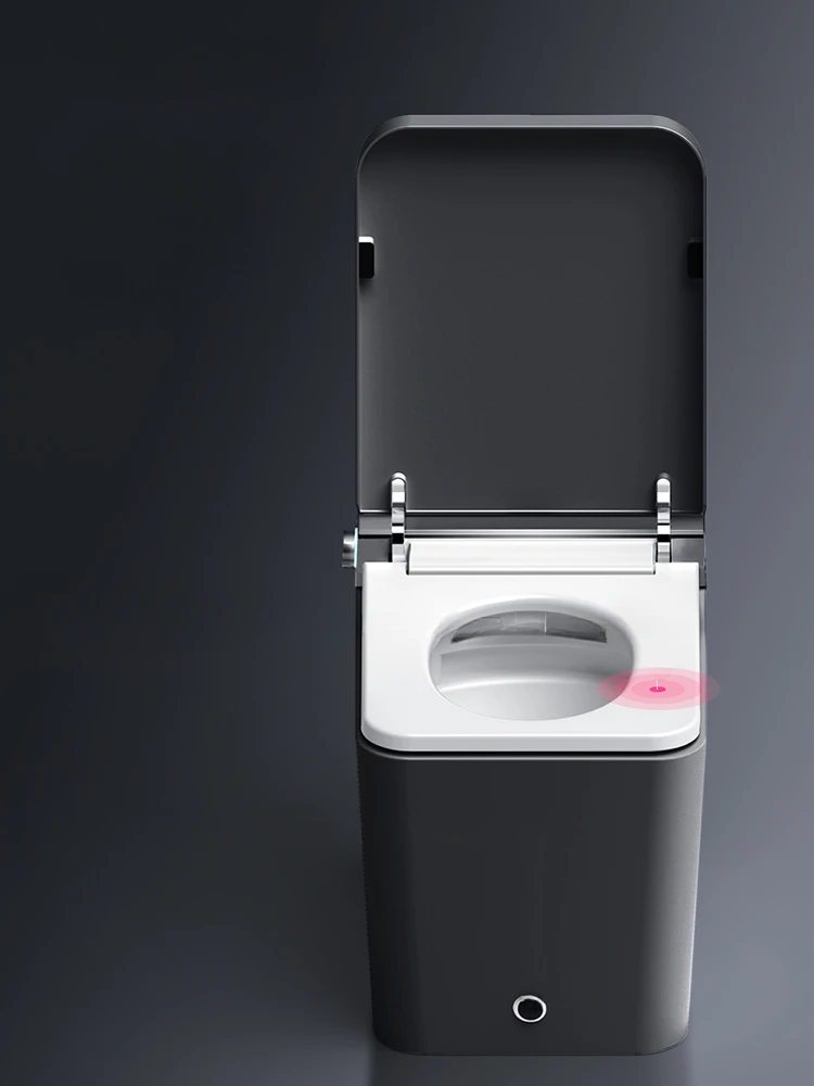 Gun Gray Square Smart Toilet Home Bathroom Products Small Apartment Integrated Automatic Hot Toilet Without Water Pressure Limit