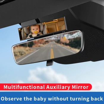 Specchietto Retrovisore per Auto per Bambini e Animali Domestici, Monitor di Sicurezza per Bambini Rivolto all'Indietro, Specchio Retrovisore per Auto