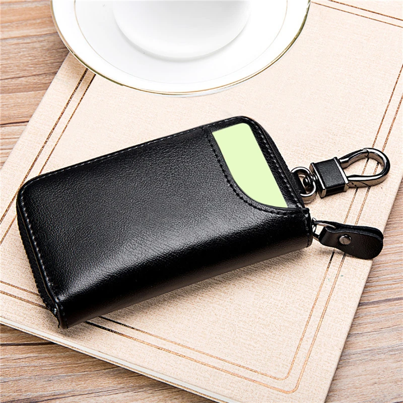 Keychain Key Holder Organizer Pouch Split Car Key Wallet Housekeeper Case Mini Card Bag Organizer key organizer,key case,key purse,key holder