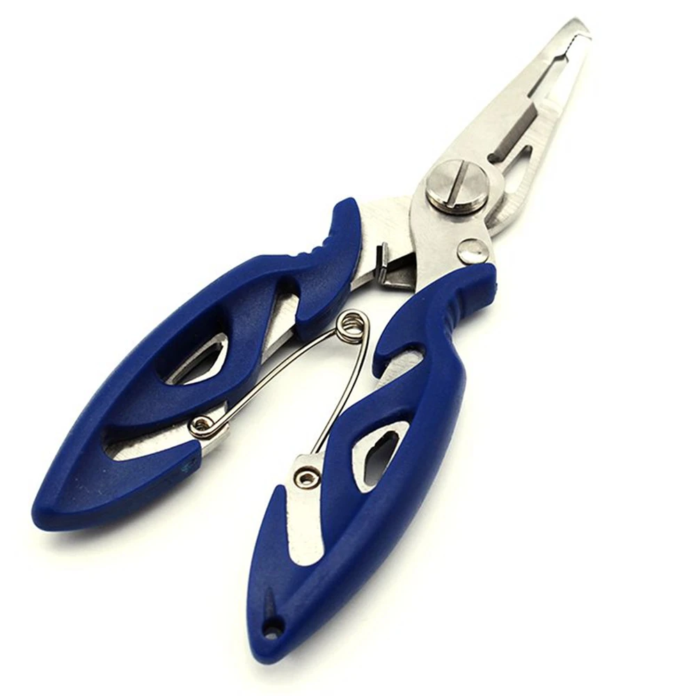 Stainless Steel Fishing Pliers 3 Colors Scissors Line Cutter Remove Hook  Fishing Tackle Tool /Random Color