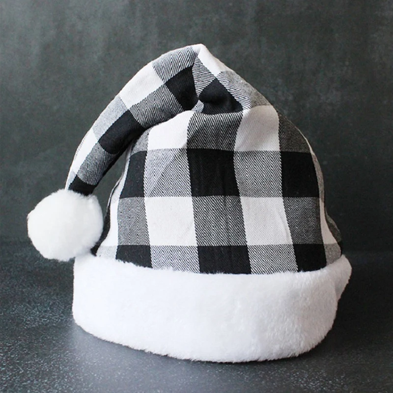 4 Pcs Santa Hat, Unisex Christmas Hat With For Christmas Party B Durable Easy To Use