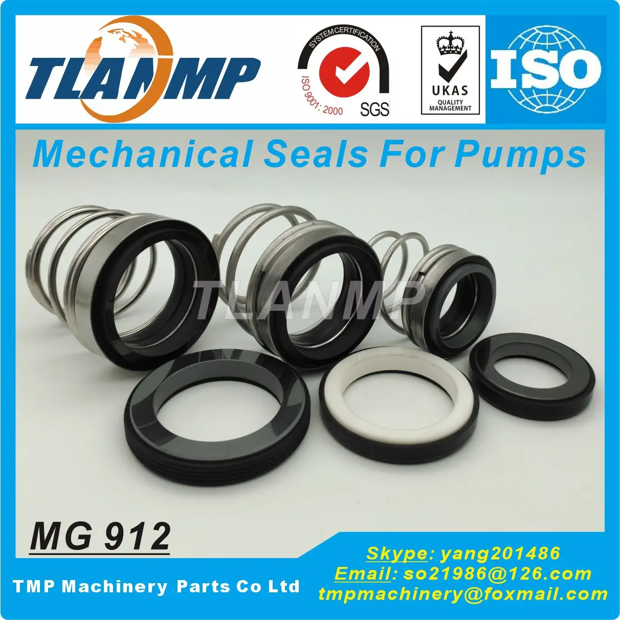 MG912-33 MG9-33 랜프 고무 벨로우 기계식 씰, MG912/33-G60, G60 시트 EN 12756