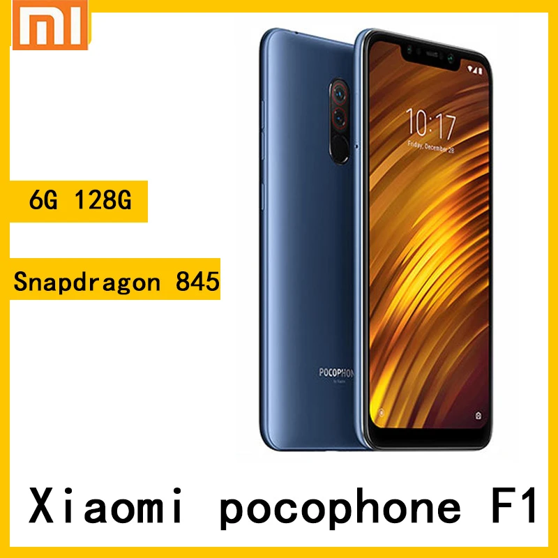 xiaomi poco f1 smartphone 6G 128G Snapdragon 845 with screen 2246 *1080 pixel