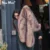 Chic Brand Icon Fashion Kendall Jenner Brown Gradient Faux Fur Jacket Women  Winter New Luxury Cropped Fox Fur Coat