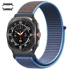 Premium Nylon Loop Sports Watchband - Durable Wristband for Smartwatch Accessories (56Sea wave blue)