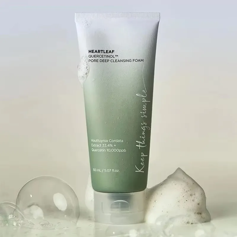 Anua Heartleaf Dual Cleansing 2-in-1 Pore Control Cleansing Oil and Deep Facial Cleanser Double Cleansing Korea Skincare Set 4