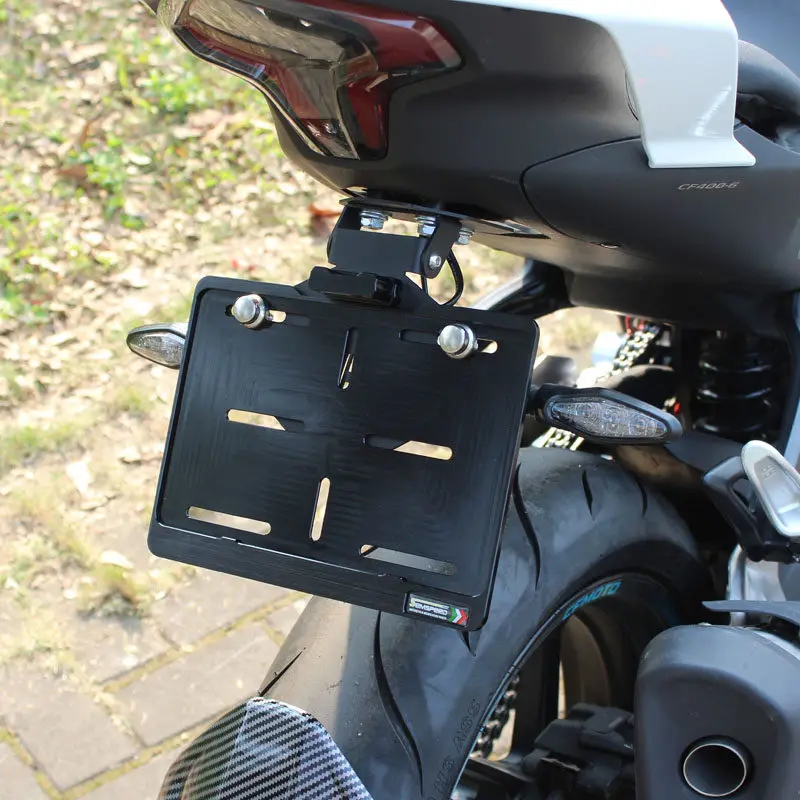 혼다 CBR650R 2018-2024 개조형 오토바이 숏테일 번호판 홀더 숏테일 번호판 거치대