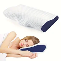 1pc Memory Foam Pillow, Neck Pillows, Sleeping Pillow for Side, Back And Stomach Sleepers, Neck Support Pillow Improves Sleep