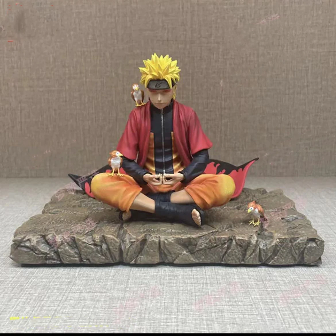 

15cm Anime Naruto Figures GK sit in meditation Uzumaki Naruto Action Figures Figurine PVC Collection Model Toys Desktop Gifts