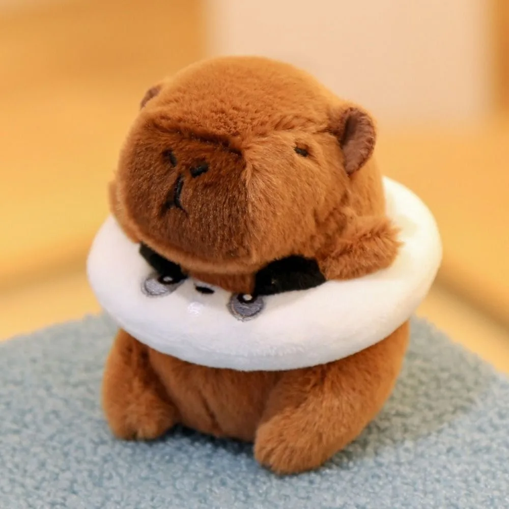 2 Portachiavi Peluche Capybara, Super Morbidi! Uno Con La Borsetta Tartaruga, Uno Con Il Cappuccio Alla Fragola. Perfetti Per Chiavi, Borse, Zaini. Un Regalo Simpatico E Originale Per Compleanno O Per Amanti Degli Animali.