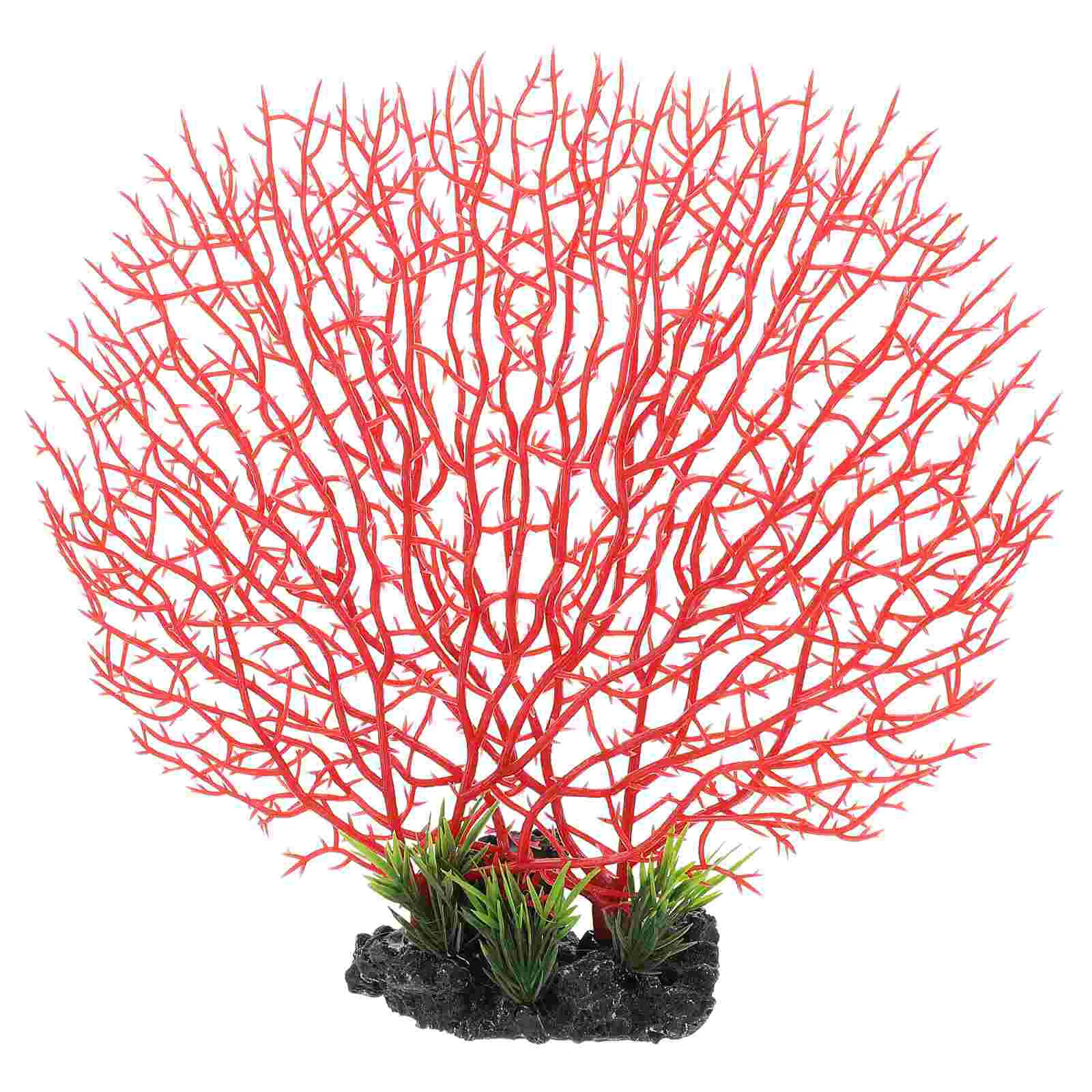 

Simulated Coral Ornaments Sushi Plate Decorations Dish Fish Tank Hotel Decors Plants