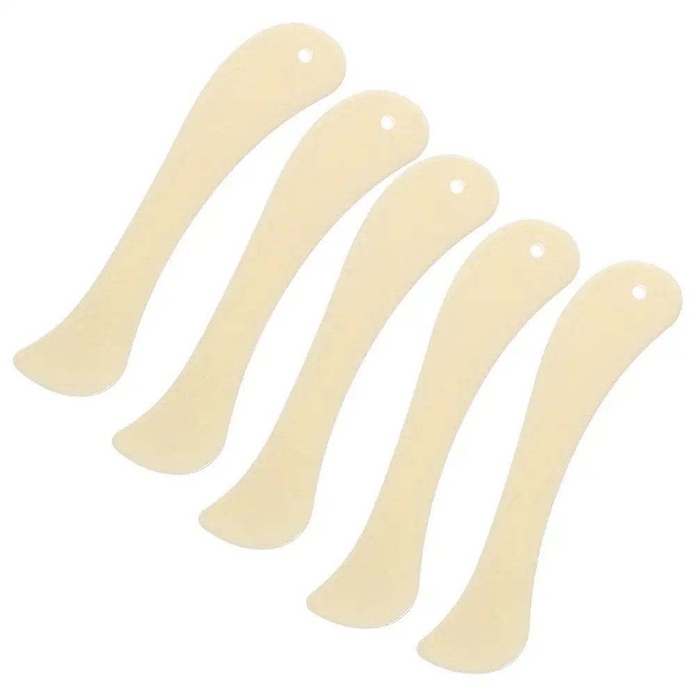 5pcs Plastic Bone Folder Folder Paper Creaser Tool for Crafting Knife Beige Folders Lightweight Design