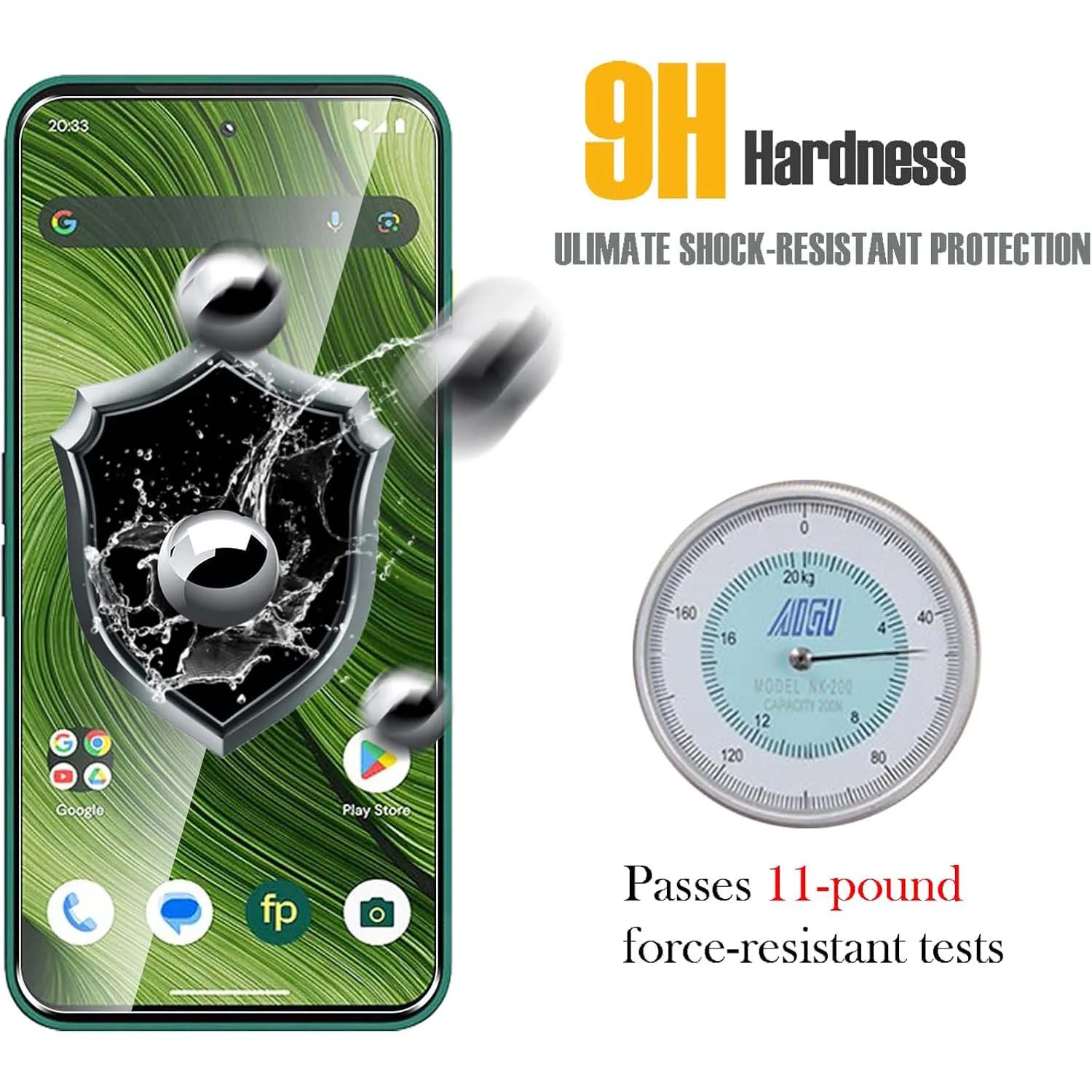 Tempered Glass Screen Protector Film - Available in Multi-Pack Options