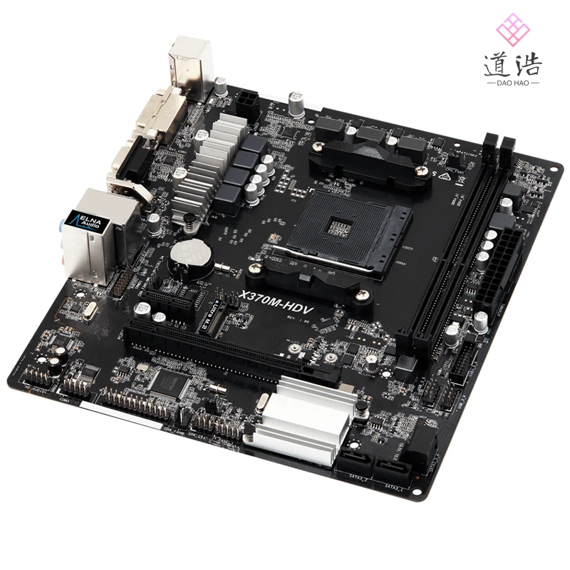 For Asrock X370M-HDV Motherboard 32GB HDMI DVI-D M.2 Socket AM4 DDR4 Micro ATX X370 Mainboard 5 For Asrock X370M-HDV Motherboard 32GB HDMI DVI-D M.2 Socket AM4 DDR4 Micro ATX X370 Mainboard - Image 3
