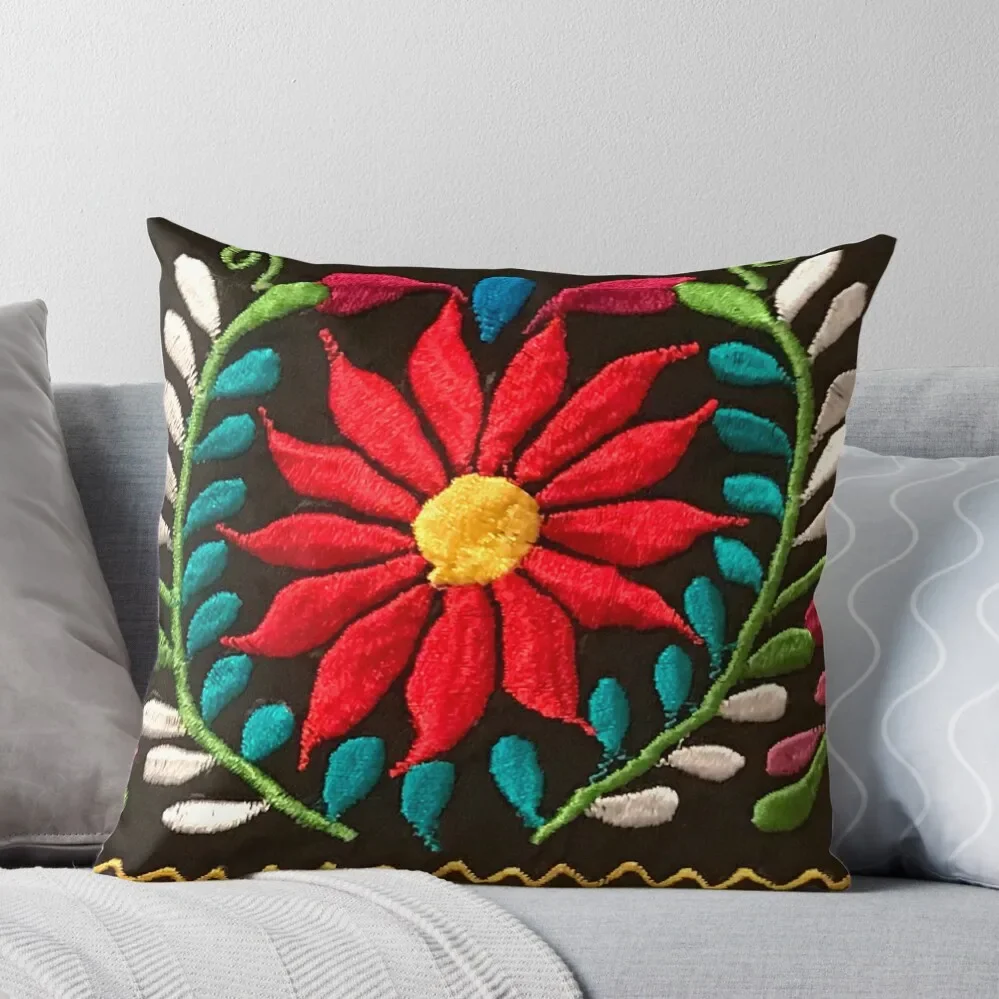 

Spanish Flowers Throw Pillow Christmas Pillows Decorative Cushions
