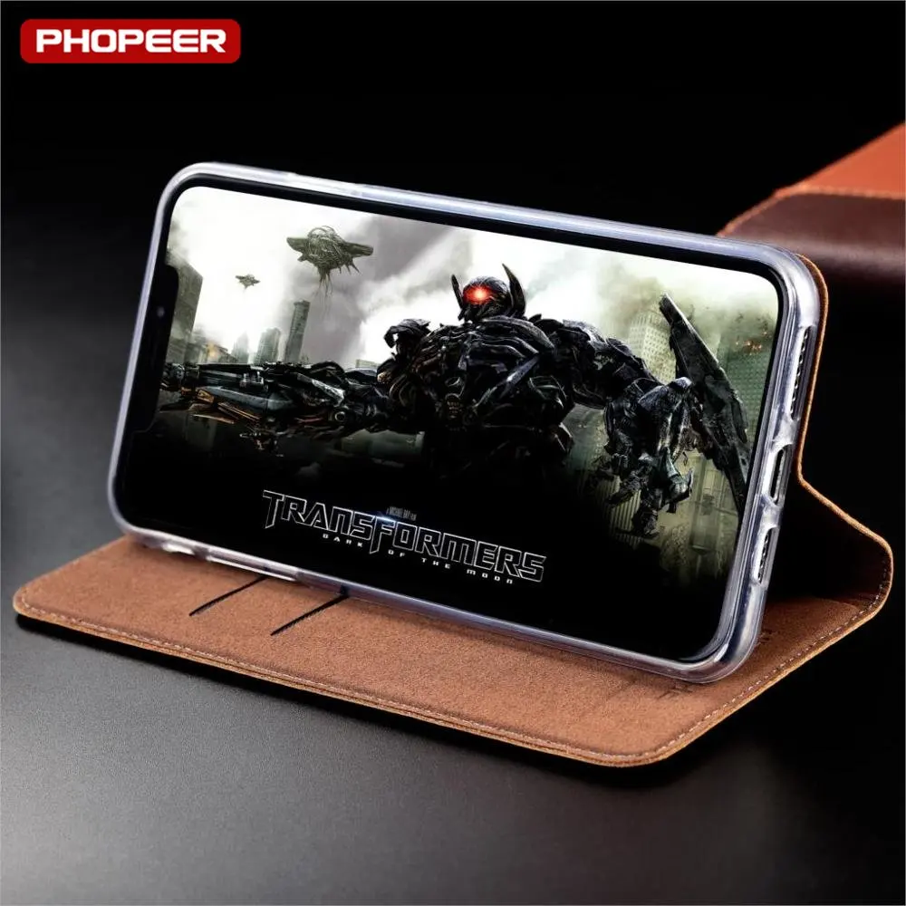 Ostrich Genuine Leather Flip Case For OnePlus 3 3T 5 5T 6 6T 7 7T 8 8T 9R 9 Pro Card Pocket Wallet Phone Cover Cases