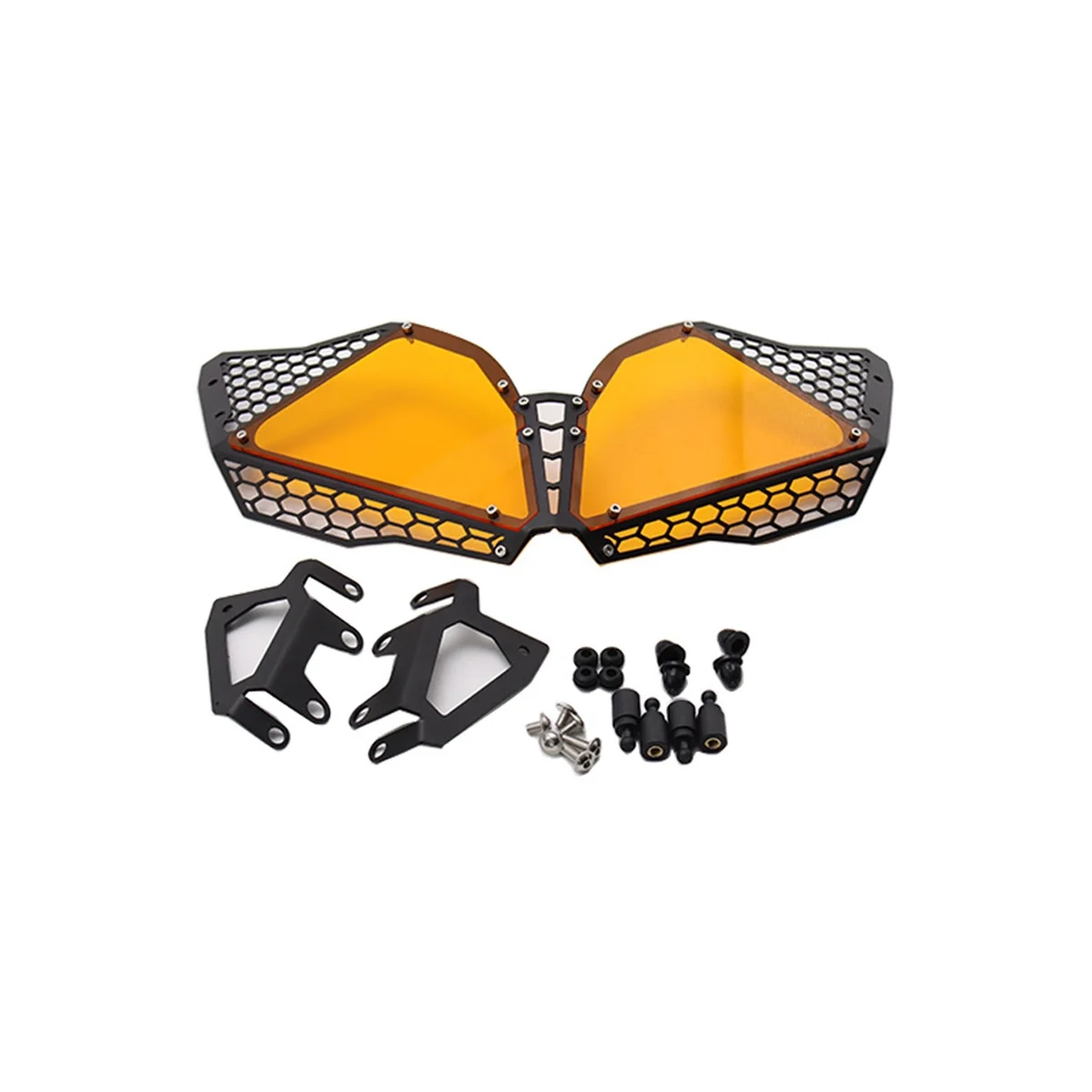 suitable-for-dl650-12-16-motorbike-cnc-modified-grille-headlight-cover-trim-cover-orange