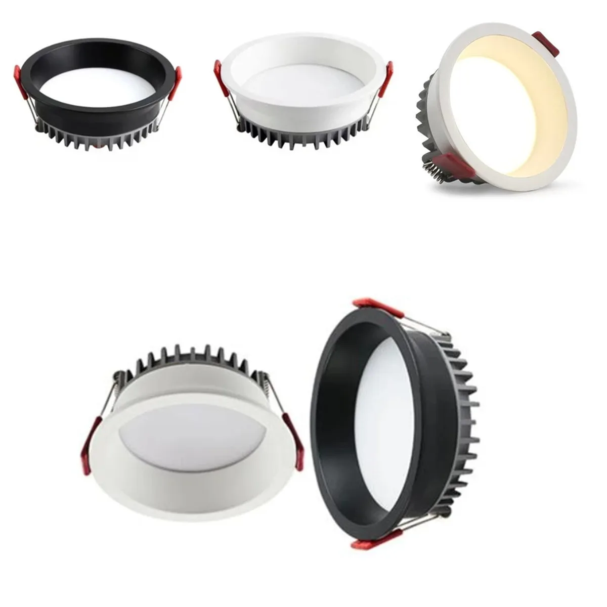 

Recessed Anti-glare LED COB Downlight 18W 24W Dimmable 85-265V Ceiling Lamp Spot Light 12W 15W Home Living Room Bedroom Lighting