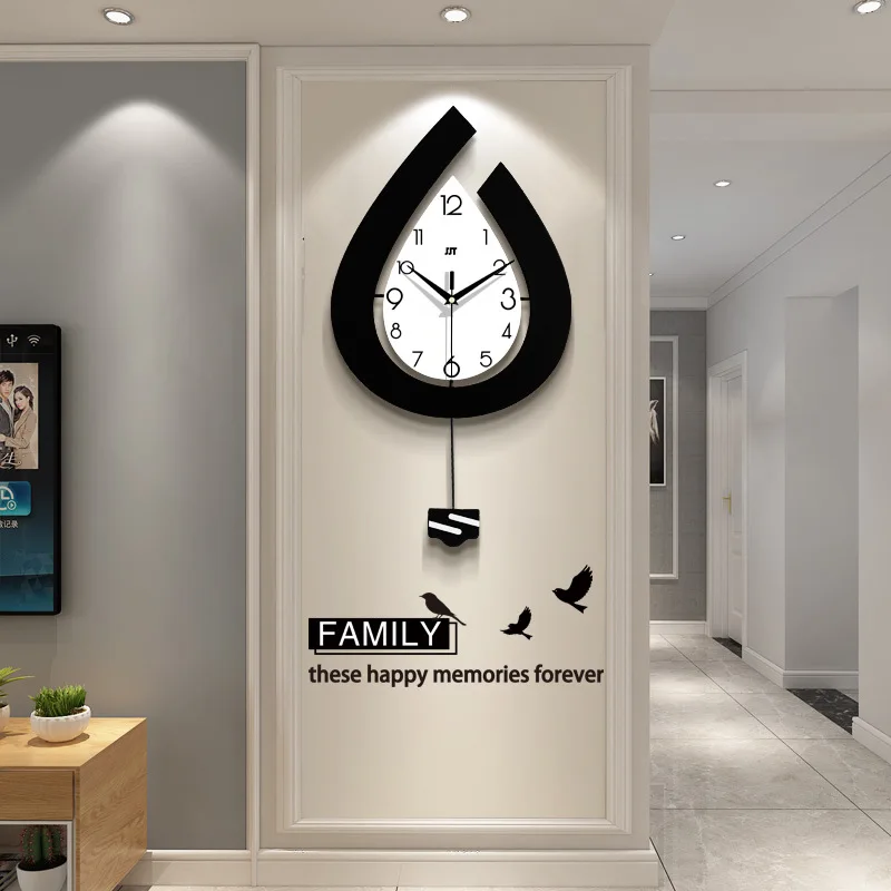 

Modern Design Simple Wall Clock Art Living Room Stylish Creative Nordic Wall Clock Beautiful Aesthetic Reloj De Pared Home Decor
