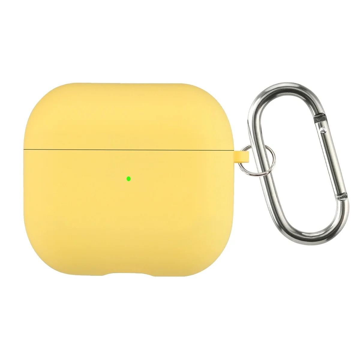 Flocking Silicone Bluetooth Headphone Case with Metal Buckle - Wireless Charging Compatible Cover