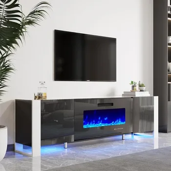 Fireplace TV Stand 80 1
