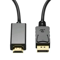 DP Display Port To HDMI-Compatible Adapter Connect Converter 1.8m Cable 2k 4k 1080p For Desktop Laptop PC TV Monitor Projector - Image 6