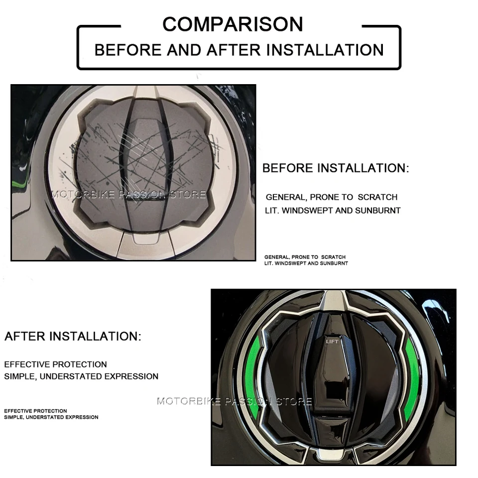 Resin Bike Adhesivos De Moto Compatibles Con Kawasaki Versys 1100 2025