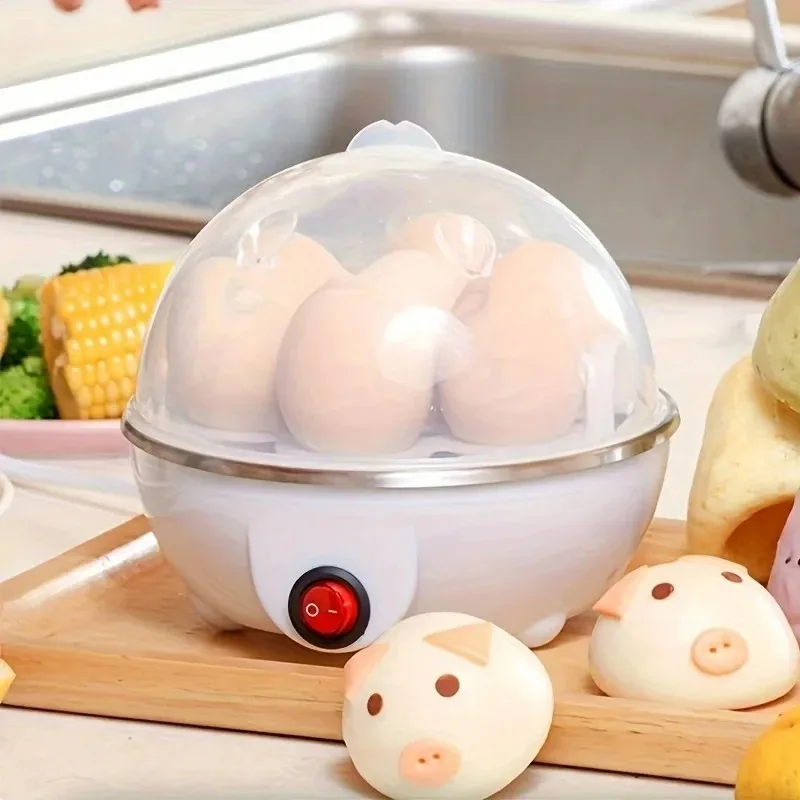 Multifunctional Electric Egg Boiler Double Layers Egg Cooker Mini Steamer Poacher Kitchen Cooking Breakfast Machine 1