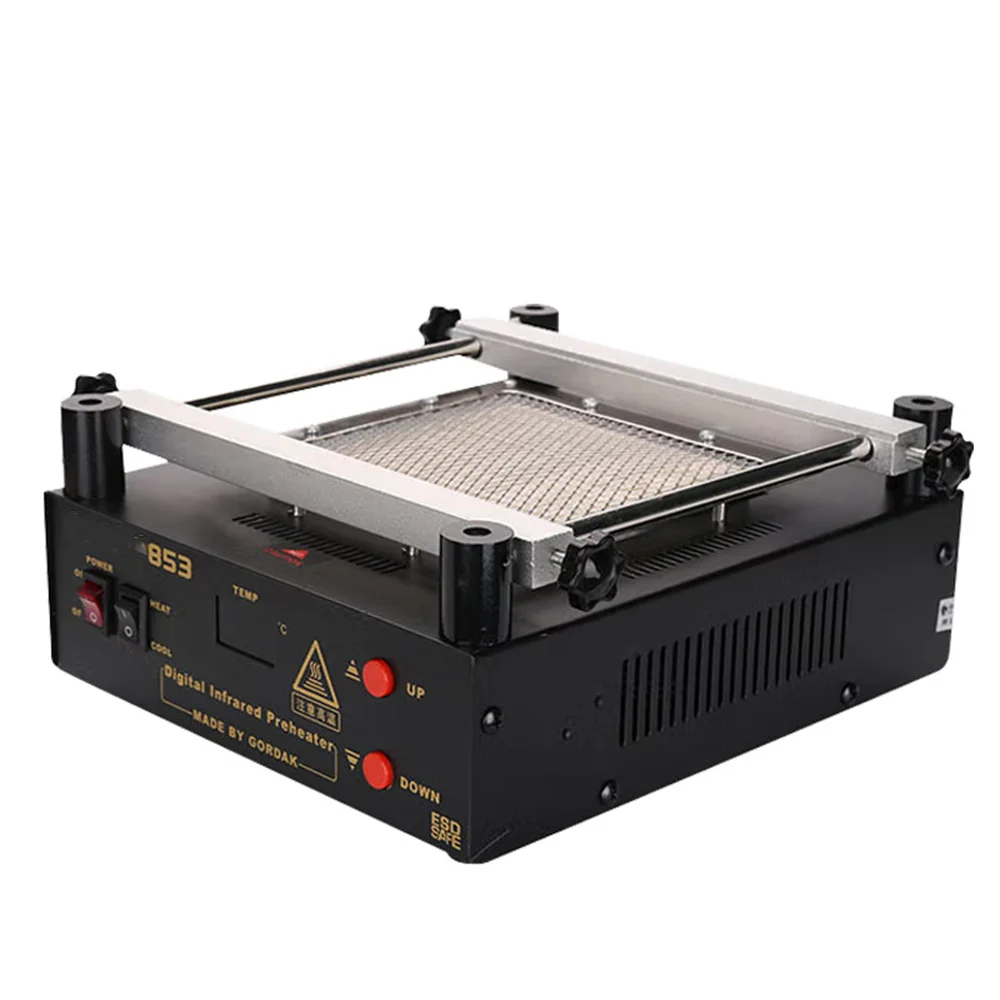

853 IR Infrared Preheating Station Lead-free Preheater for BGA Repairing Desoldering of PCB Board Tools Kit 220V/110V
