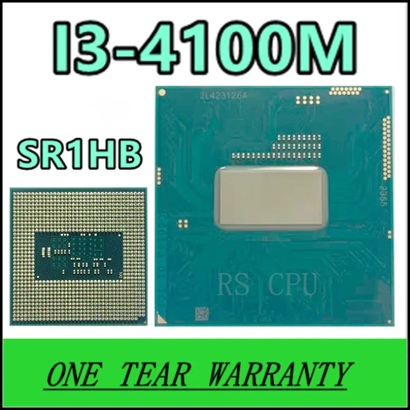 

I3-4100M I3 4100M SR1HB 2,5 ГГц двухъядерный четырехпоточный процессор 3M 37 Вт Soket G3/RPGA946B