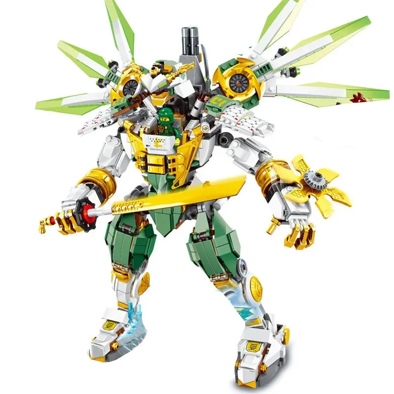 DIY Ninja loying Titan Mech Roboter Modell Bausteine 912 st&uuml;cke Kompatibel Film klassische Spielzeug Kinder Weihnachts