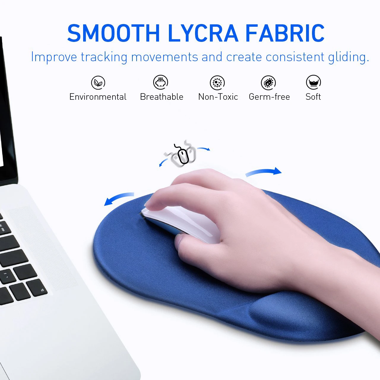 Ergonomic Wrist Rest Gaming Mouse Pad for Enhanced Comfort