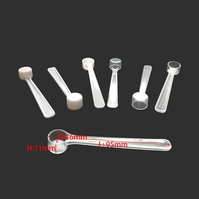 0.7g Micro Plastic Measuring Scoop 1.5ML Lab Powder Spoon - Free shipping  200pcs/lot - AliExpress