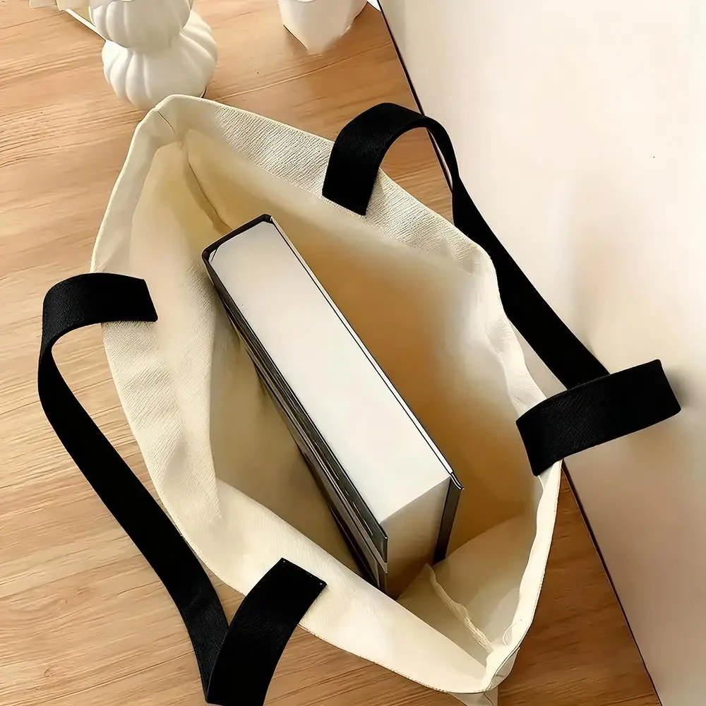 귀여운 작은 두더지 아트 보관 가방 캔버스 양면 인쇄 패션 숄더 토트 쇼핑백 선물 에코 핸드백