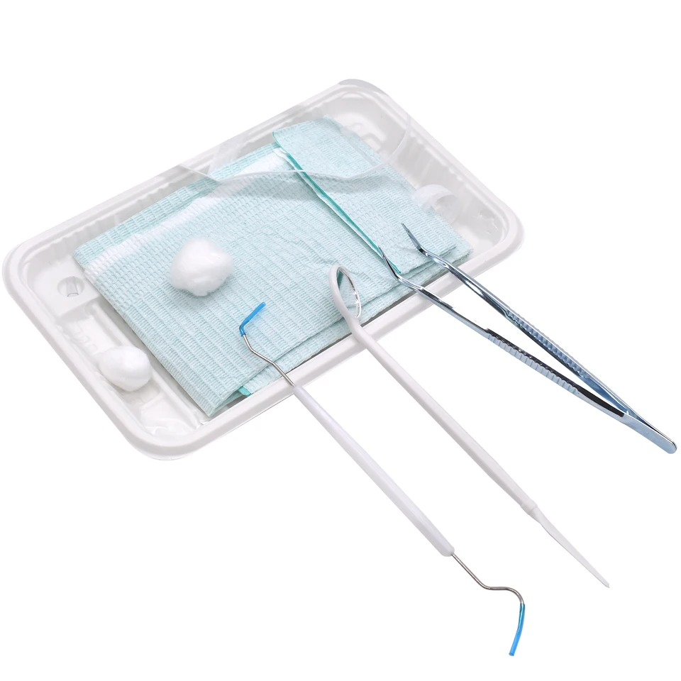 Set Di 5 Pezzi Strumenti Di Cura Dentale Pick Dentista Per - Foto 6