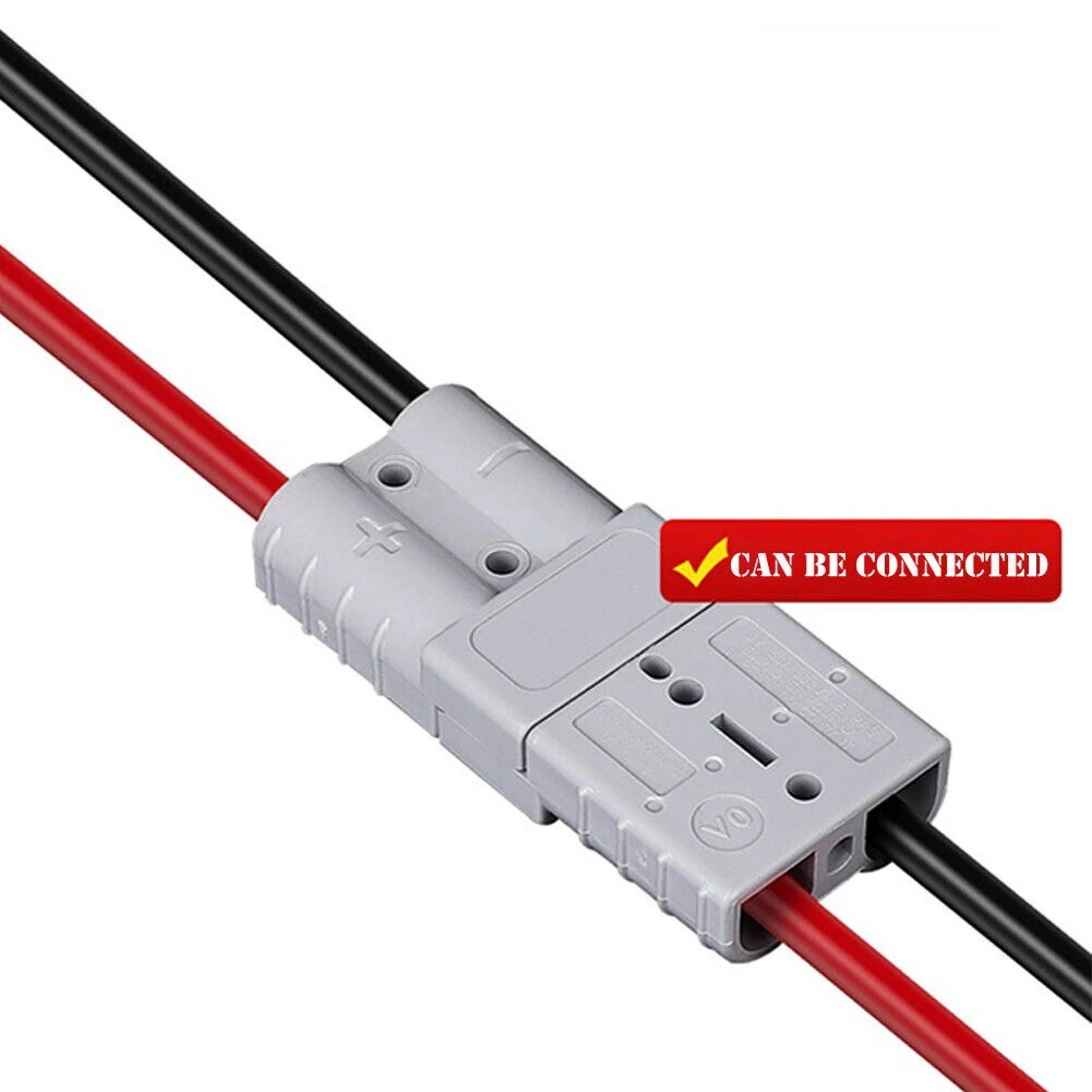 Description Picture 2 of item50A Connector For Anderson Plug To Solar Panel Cable Y Adaptor Connector Forklift Charging Plug Connector Solar Power Supplies