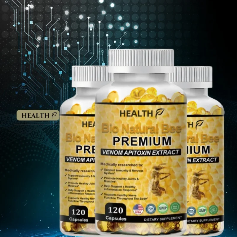 Venom Bee Venom with glucosamine sulfate veneno abeja capsulas joint pain capsules