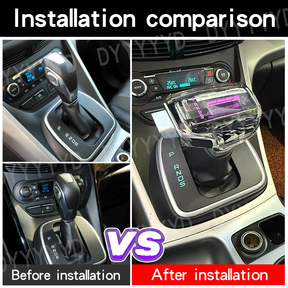 Lever Shifter For Ford Edge Automatic Car Gear Stick Shift Knob Focus Kuga Ecosp
