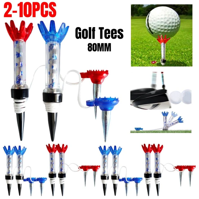 10pcs Golf Tee Portable High Strength Golf Sports Standing Ball Holder  Plastic
