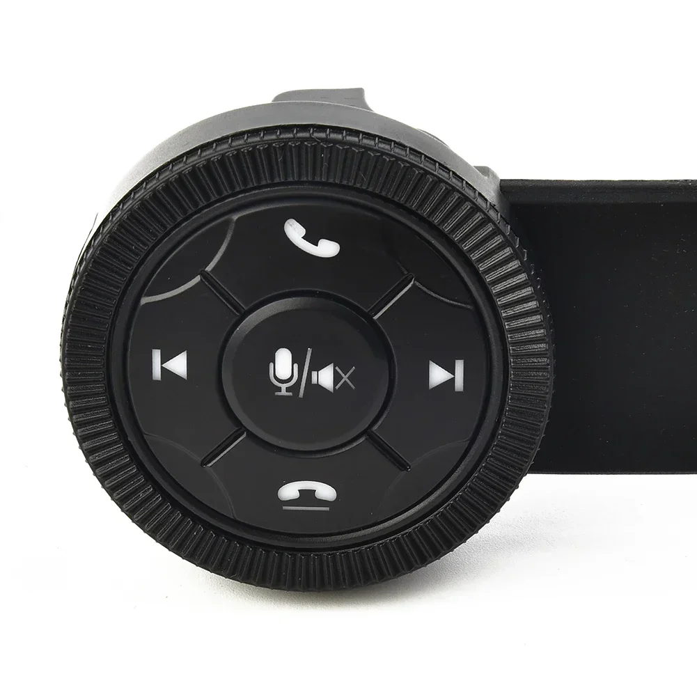 Wireless Bluetooth-Compatible Media Button Remote Controller Car Motorcycle Steer Wheel MP3 Music Play Accessories wireless remote control,wireless remote controller,wireless media remote,wireless media controller,media remote controller