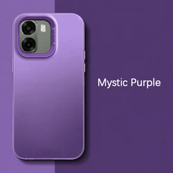 Custodia per telefono opaca in metallo con texture laser Aurora e retro di alta qualità