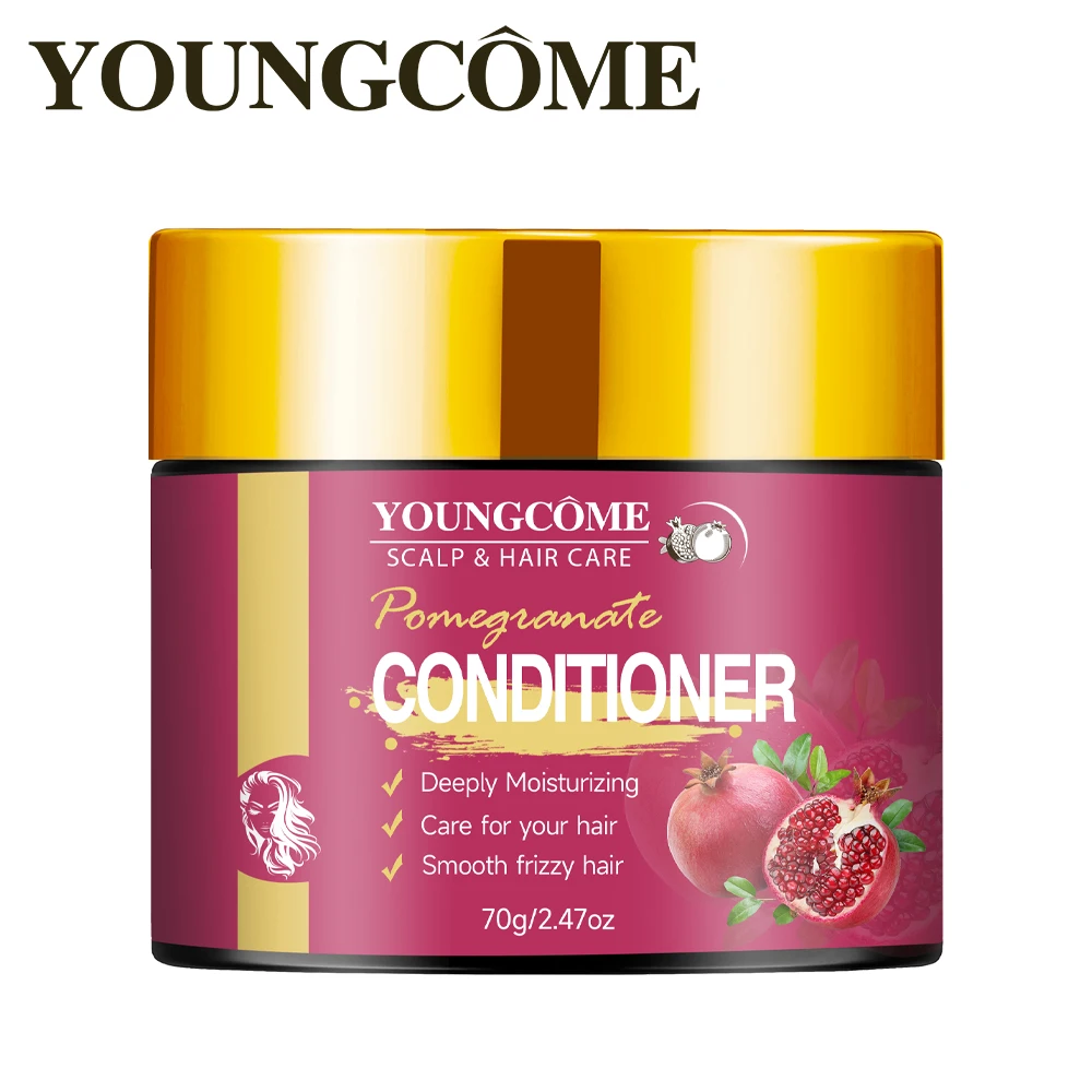 YOUNGCOME Aloe Pomegranate Conditioner Softens Glosses Hair Repair & Nourish Hair Conditioner - Deep Moisturizing Frizz Control
