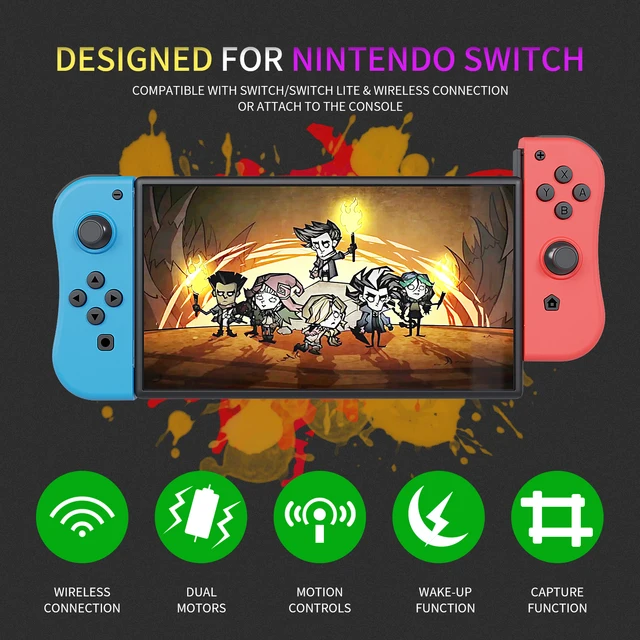 Hot Joy Con For Switch Wireless Controller Left&Right Bluetooth Gamepad For switch joycon controller For nintendo switch games 2