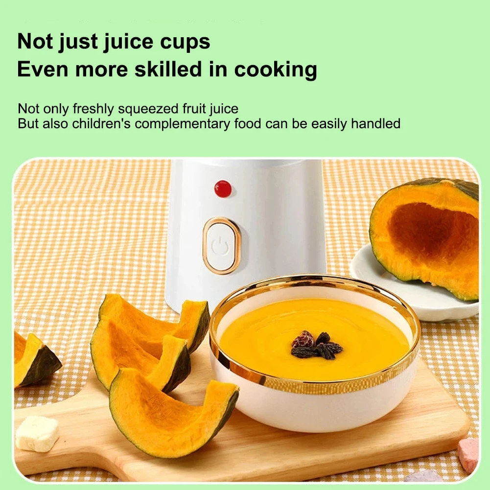 Portable Electric Blender 500ML 40W USB Rechargeable Cordless Juicer For Smoothie Milkshake Juice Food