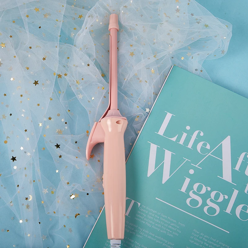 9mm Electric Hair Curler Ceramic Coating Curling Iron Unisex Curling Wand Mini Household Hair Styling Roller Waver 20W,hair curler,hair iron